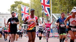 Muitos participantes em Londres