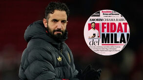 Amorim na capa da 'Gazzetta dello Sport'
