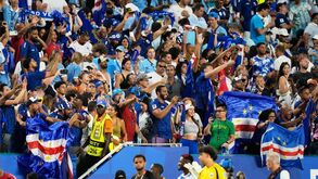 Adeptos de Cabo Verde eufóricos com o empate conseguido frente ao Uruguai