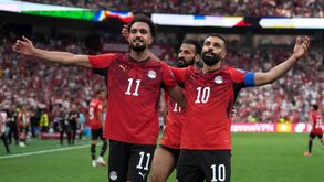 Jogadores do Egito fazem a festa frente à Nova Zelândia