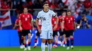 António Silva no Portugal-Geórgia, no Euro 2024