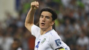 Eldor Shomurodov, capitão do Uzbequistão