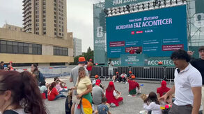 Adeptos da Seleção Nacional começam a chegar à Fan Zone Betano em Gaia 