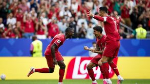 Nuno Mendes apontou um dos cinco golos portugueses frente ao Uzbequistão