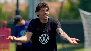 Pulisic no treino dos EUA