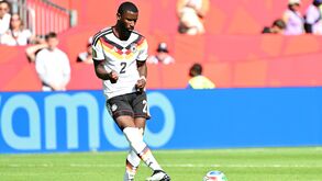 Rüdiger em ação pela Alemanha