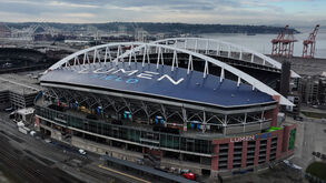 Vista geral do Lumen Field Stadium