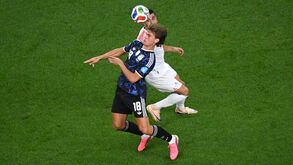 Nico Paz durante o Jordânia-Argentina