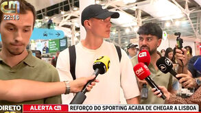 Altimira à chegada a Lisboa