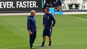 Ricardo Carvalho com Roberto Martínez