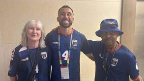 Pico Lopes com a mãe e o pai