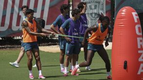 Portugal prepara o jogo frente à Croácia