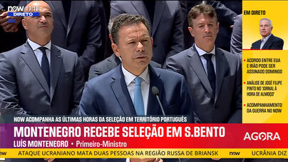 Montenegro recebe Seleção Nacional em São Bento: «Não tenham medo de errar»