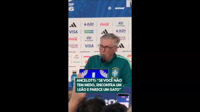 Ancelotti deixa jornalistas a rir: «Se não tens medo, encontras um leão e parece-te um gato»