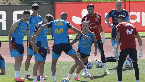 Seleção espanhola prossegue preparação para o Mundial
