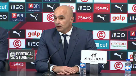 Roberto Martínez e a substituição de Ronaldo: «O plano era jogar 45 minutos»