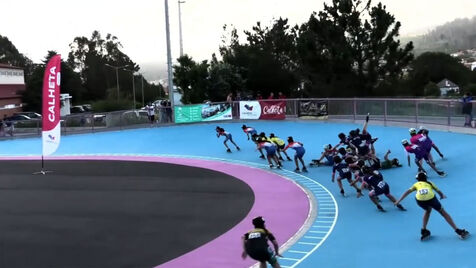 A queda aparatosa que deixou quatro patinadoras feridas no Campeonato Nacional de Absolutos