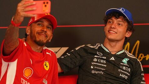 Hamilton com Antonelli