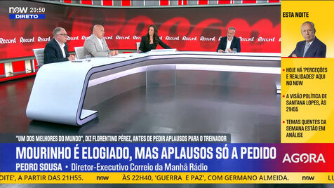 Record na Hora - Pedro Sousa: «Pepe na equipa técnica de Mourinho? Custa-me a acreditar, só se fizeram as pazes...»