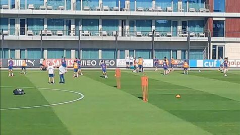 Sem baixas e com Rafael Leão: as imagens do último treino da Seleção Nacional na Cidade do Futebol