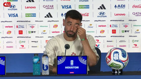 Bruno Fernandes: «A minha vontade não era vir falar convosco, com todo o respeito, mas sim dar uns toques...»