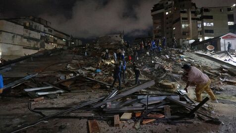 As imagens do rastro de destruição na Venezuela após os dois sismos