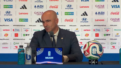 A conferência completa de Roberto Martínez de análise ao Colômbia-Portugal
