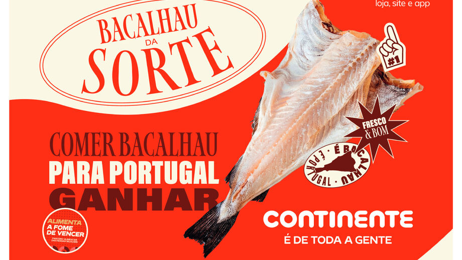 Bacalhau do Continente para Portugal ganhar