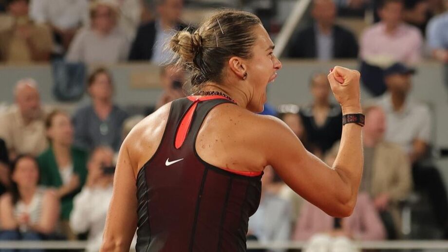 Aryna Sabalenka avança para os 'quartos' de Roland Garros