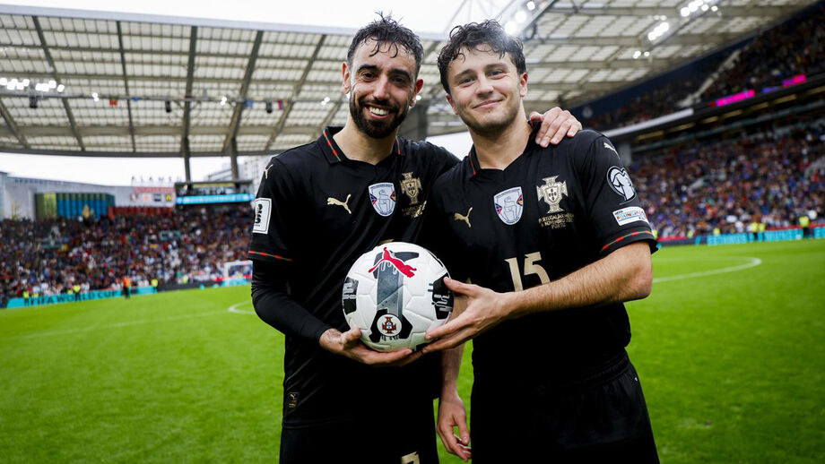 Bruno Fernandes e João Neves estão entre os convocados de Portugal para o Mundial'2026