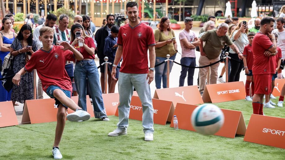Diogo Dalot no evento