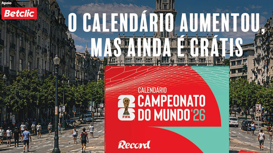 Calendário do Mundial grátis com o Record