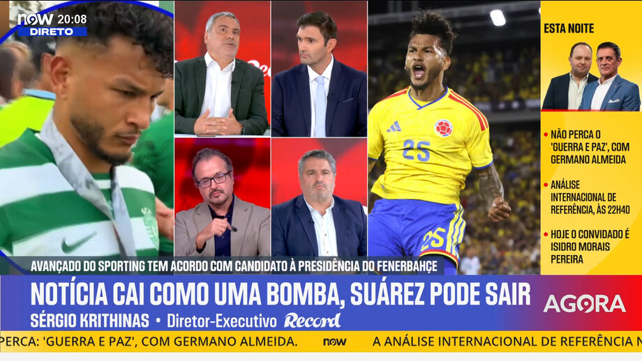 Sérgio Krithinas e os cenários que a SAD leonina tem caso não queira a transferência do avançado para o Fenerbahçe