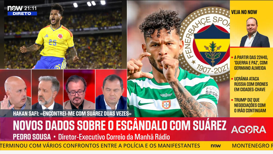 Diretor-executivo da Correio da Manhã Rádio e o acordo do avançado com o candidato à presidência do Fenerbahçe