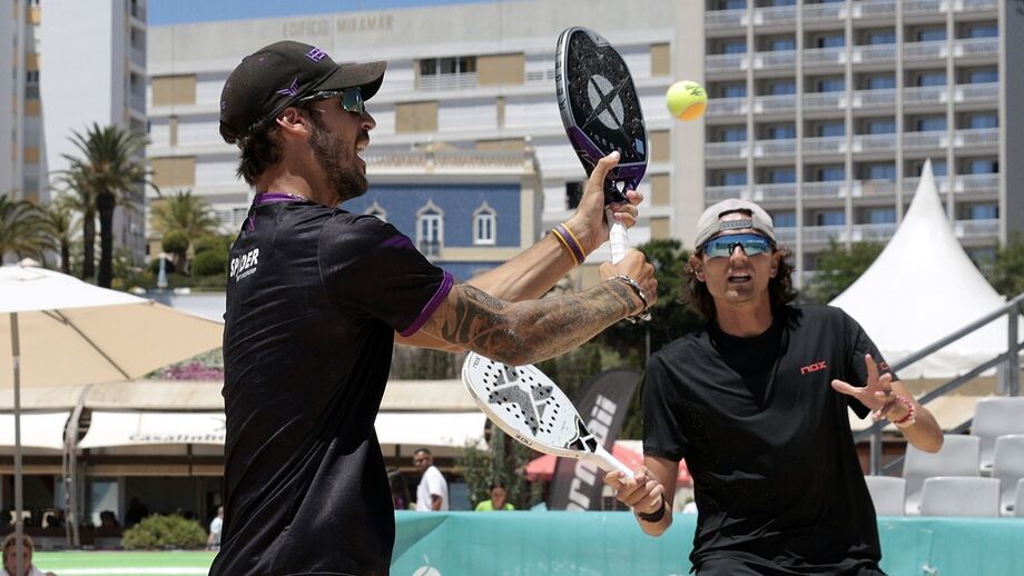 Nicolas Gianotti e Mattia Spoto em ação