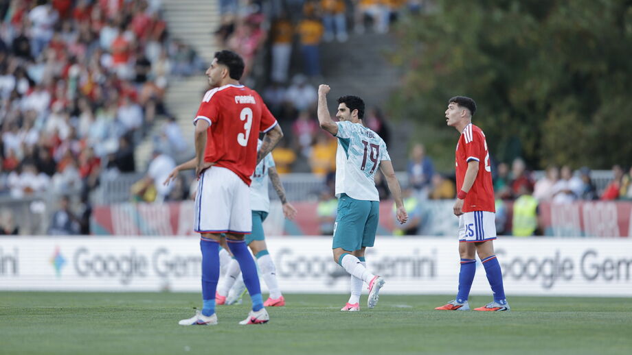 Gonçalo Guedes marcou contra o Chile