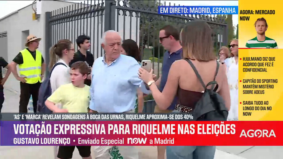 Reportagem NOW de Madrid