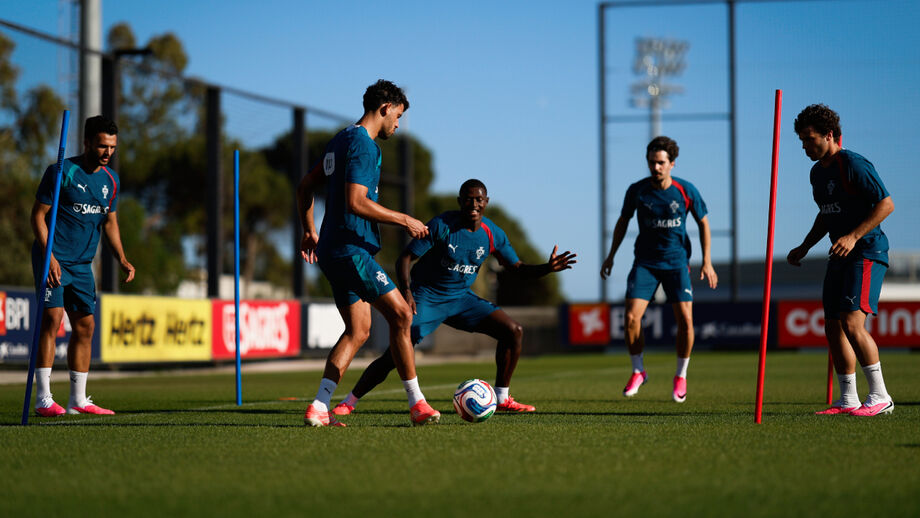 Gonçalo Ramos, Matheus, Nuno Mendes, Vitinha e João Neves já trabalham
