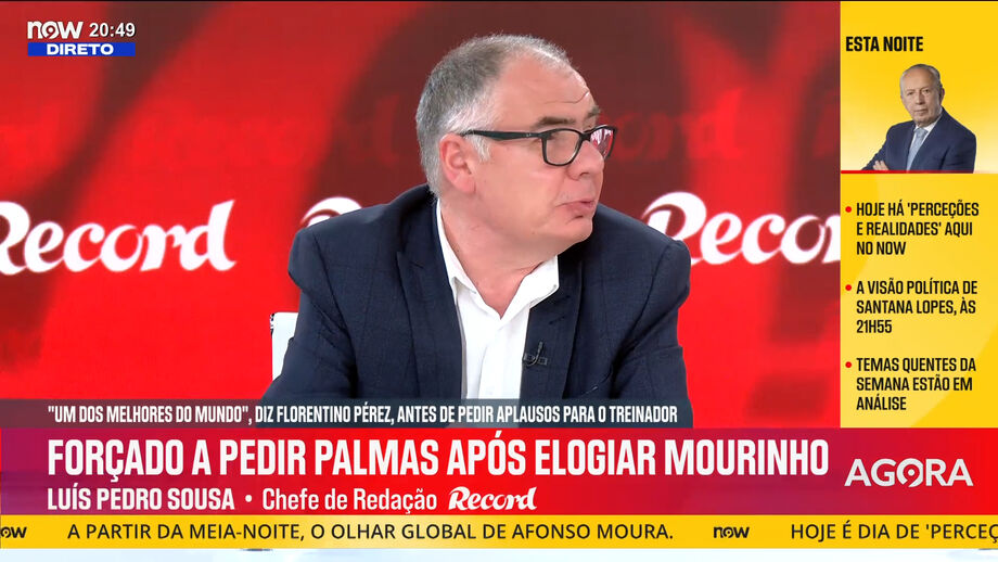 Chefe de redação de Record  sobre a reeleição do presidente do Real Madrid