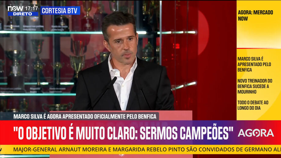 Novo treinador encarnado diz ainda que pretende ficar três temporadas e não apenas duas