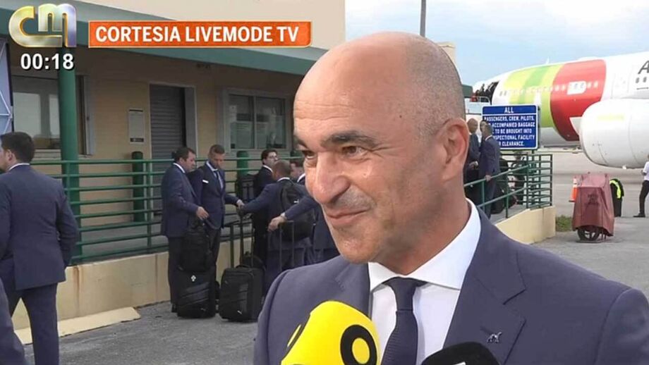 Roberto Martínez à chegada aos EUA