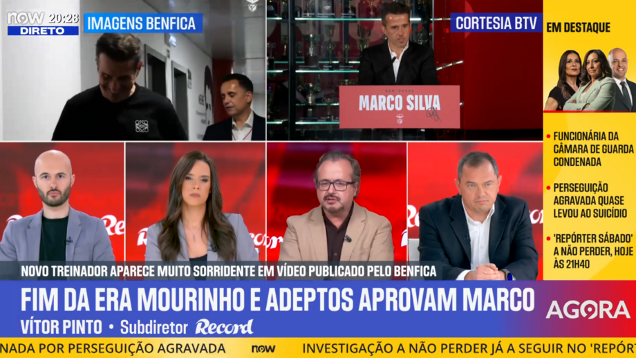 Subdiretor de Record analisa as declarações do novo treinador do Benfica