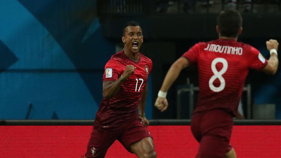 Nani disputou o Mundial'2014 e marcou um golo