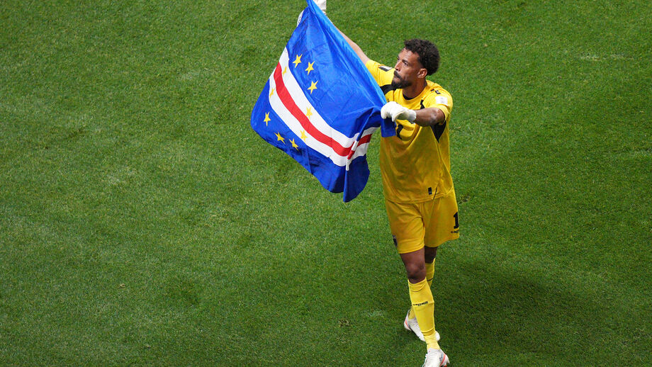 Vozinha foi a grande figura do encontro inaugural de Cabo Verde no Campeonato do Mundo