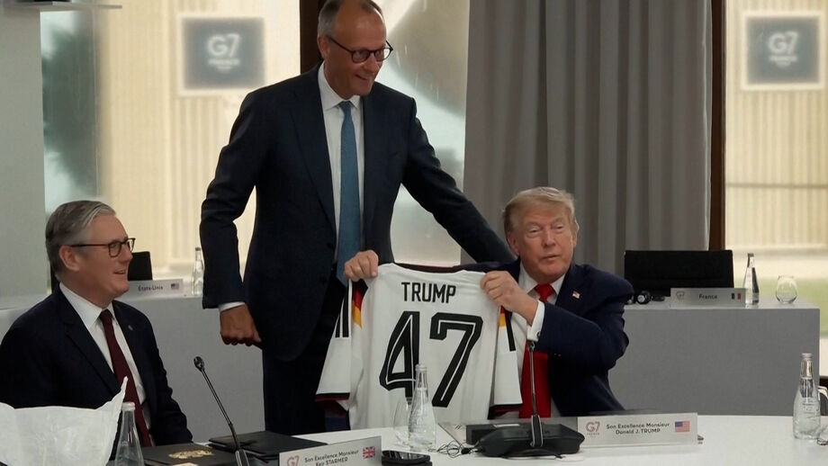 Durante a cimeira do G7 em França