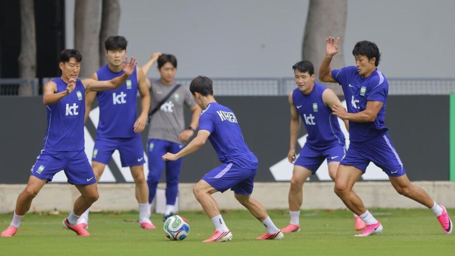 A Coreia do Sul está a treinar em Guadalajara