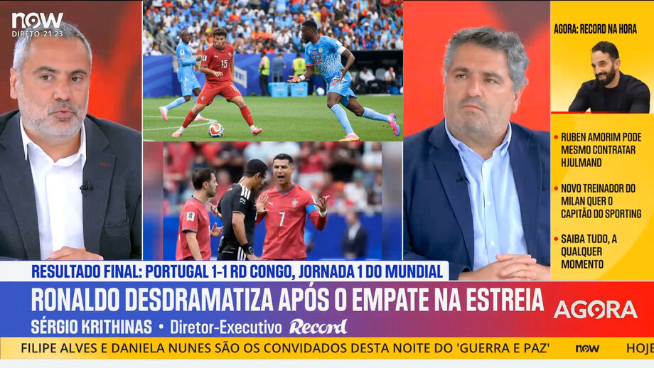 Bernardo Ribeiro e Sérgio Krithinas analisam o empate frente à RD Congo