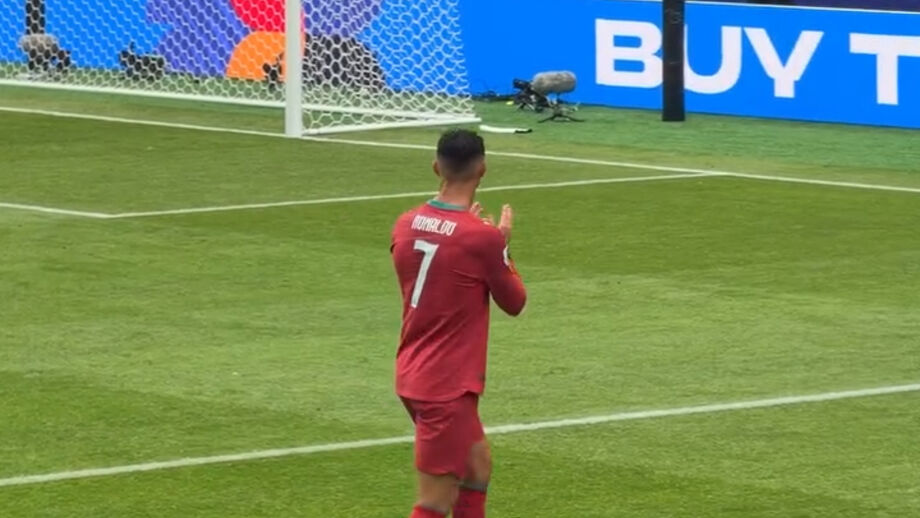 No final do jogo de Portugal
