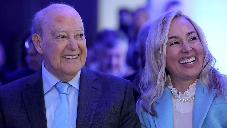 Pinto da Costa com Cláudia Campo