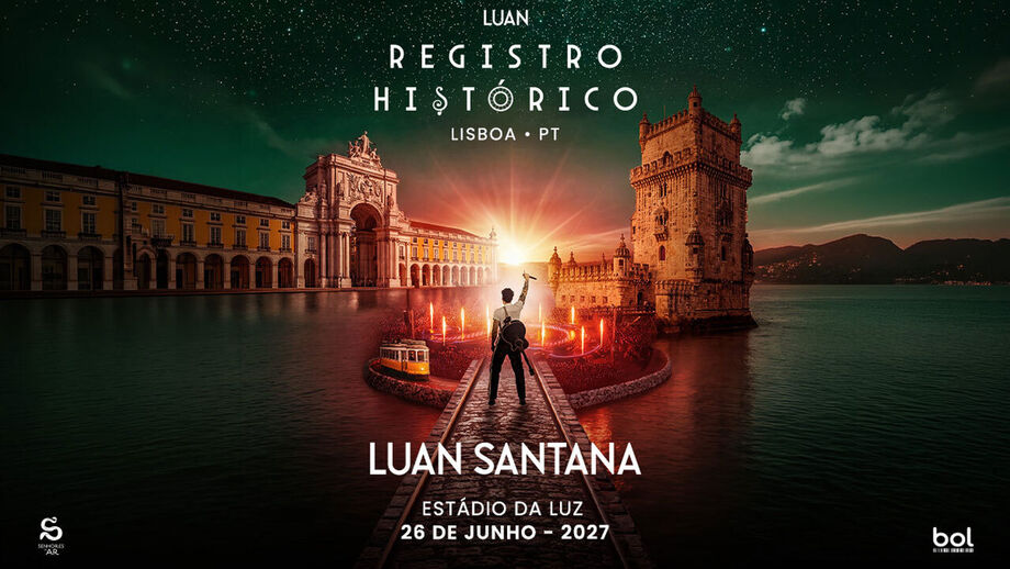 Estádio da Luz recebe concerto de Luan Santana